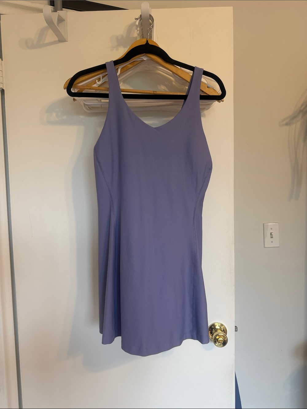 Lilac V-Neck A-Line Tennis Dress